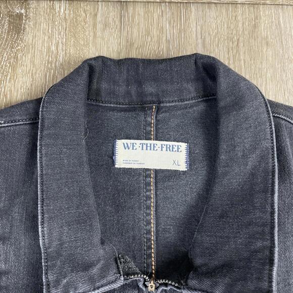 Free People Coverall Jumpsuit Women’s XL Black Mamba - Picture 2 of 14